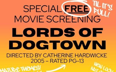 Skate Park Mural Movie Night! Lords of Dogtown